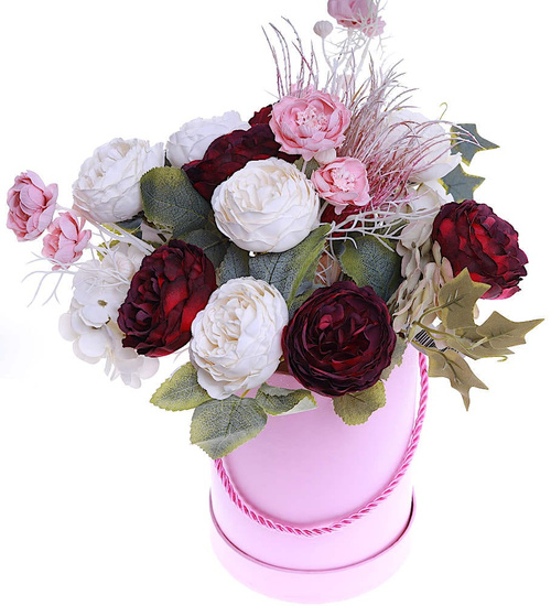 Flower box- śliczne kolorowe róże na prezent /FL20 S345/