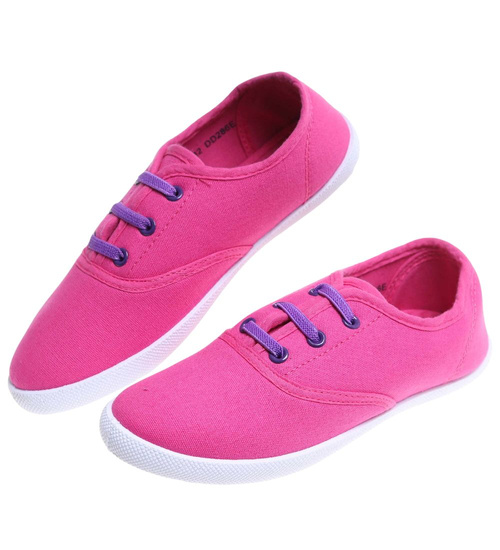 Fuksjowe wsuwane tenisówki dziewczęce /D5-1 18059 T075/