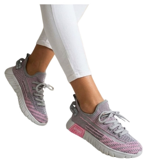 Lekkie dziewczęce buty sportowe /F4-3 8525 S398/