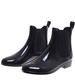 Czarne krótkie kalosze gumowce sztyblety błyszczące /E2-1 16974 T391/