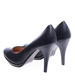 Czarne szpilki czółenka na obcasie/F10-2 14652 T282/
