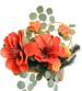 Duży stroik Pomarańczowe kwiaty KOMP144 M700
