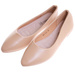 Beżowe klasyczne baleriny damskie /E4-2 17737 W192/