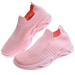 Wkładane różowe buty sportowe damskie /F8-2 17447 W188/