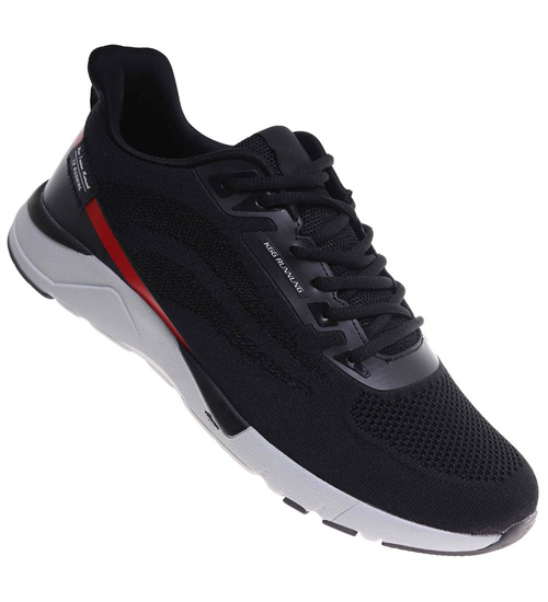 Czarne męskie buty sportowe Duże rozmiary /c5-2 18005 T693/