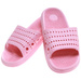 Różowe ażurowe klapki fakirki na basen /C7-1 17293 S185/