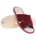 Skórzane domowe klapki kapcie fioletowe /G2-1 13380 S194/