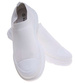 Białe trampki na platformie wsuwane /J5-2 18722 T7/