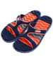 Basenowe klapki męskie Granatowe pomarańczowe /D6-1 17191  T087/