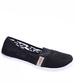 Przewiewne damskie tenisówki slip on z koronki Czarne /D6-2 14552 S154/