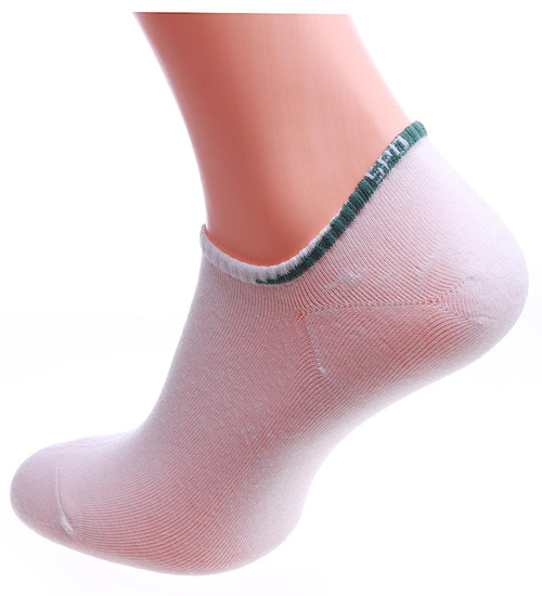 Męskie białe bawełniane skarpery stopki /G7-1 SK37/