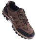 Sznurowane męskie buty trekkingowe Khaki /C6-1 14782 T481/