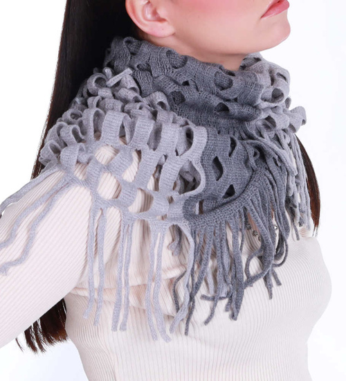 Szary szal komin apaszka /H2-K67 S27 T0/