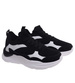 Czarno białe wsuwane sneakersy buty sportowe /E4-3 18769 W231