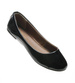Lakierowane czarne balerinki /F10-3 4591 S079/