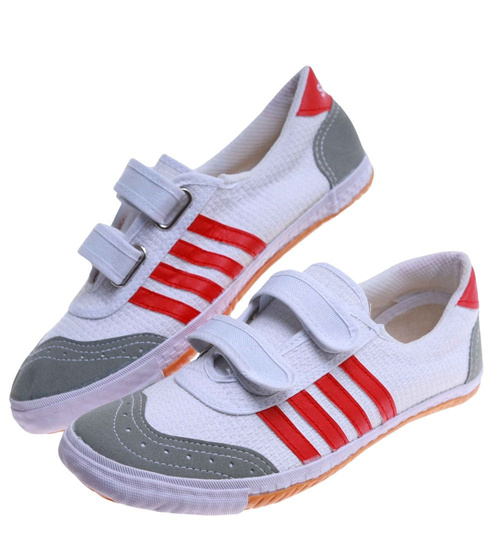 Chłopięce białe trampki halówki na rzep /G9-1+h2 17642 T137/