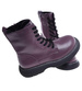 Fioletowe botki trapery na platformie /G12-3 18082 T235/