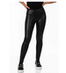 Elastyczne czarne lśniące legginsy damskie /H UB919 T189/