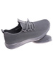 Wsuwane szare męskie sneakersy /E10-1 18004 GF285/