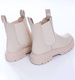 Beżowe botki sztyblety lekko ocieplane /E4-1 17061 T288/