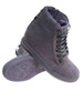 Szare sneakersy damskie na koturnie /D1-1 12768 T397/