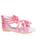 Dziewczęce sandały paseczki Morelowe /C7-2 11732 T192/