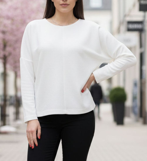 Wiosenna bluzka damska Ecru /H UB315 U195/