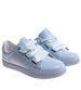 Wiązane trampki damskie pastelowe Baby Blue /A3-3 17510 W192/