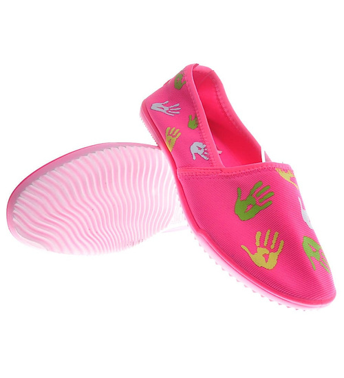 Elastyczne damskie tenisówki Różowe /F4-2 11545 T009/