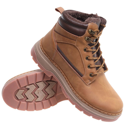 Ocieplane buty trekkingowe męskie Camel /F2-1 18306 T424/