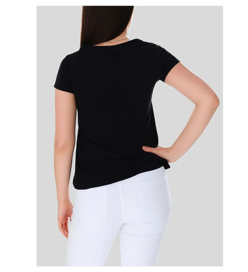 Czarna koszulka bluzka damska /H2-K53 UB962 S0/
