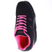 Sznurowane czarno fuksjowe buty sportowe /C1-3 H2 14992 S149/