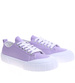 Fioletowe niskie trampki damskie z tkaniny /F1-1 15963  G157/