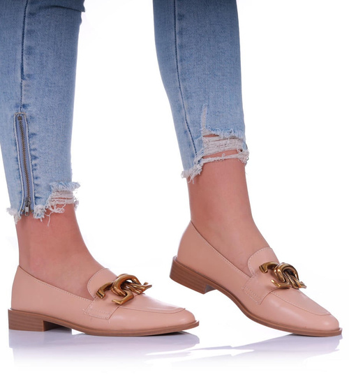 Wsuwane baleriny lordsy Khaki /A6-2 11599 T581/