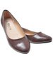 Modne damskie balerinki Brązowe /E7-2 7378 S078/