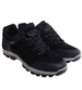 Sznurowane czarne męskie buty trekkingowe /F3-1 18103 S396/