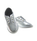 Trampki dziewczęce wsuwane srebrne /A1-1 7637 S101/