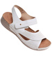 Sandały damskie białe klasyczne /G4-2 17921 W331/