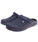 Wodoodporne granatowe kryte klapki damskie ażurowe /H2 18644 S185/