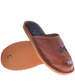 Kapcie Dziadka- skórzane klapki na prezent /D6-1 13082 S18-45/
