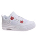 Białe wysokie buty sportowe męskie /F10-2 17962 W308/