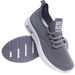 Wsuwane ażurowe szare męskie buty sportowe /A1-2 17762 GF285/