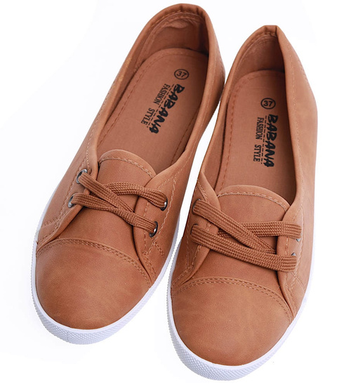 Sznurowane damskie trampki Camel /F8-2 15673 T142/