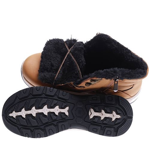 Cłopięce zimowe buty trekkingowe /B4-3 15304 T633/