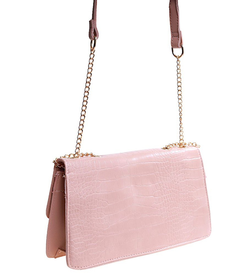 Różowa torebka kopertówka z paskiem /H2 K47 TB642 G199