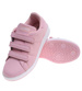 Snekaersy damskie różowe pastelowe na rzepy /E8-2 18697 T177/