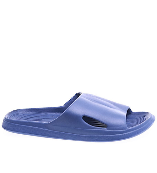 Piankowe basenowe granatowe klapki męskie /D2-1 15613 T8-4/