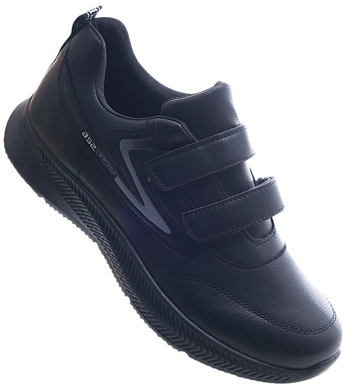 Sportowe buty męskie na rzepy /E7-1 16940 T381/