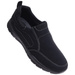 Wsuwane czarne męskie buty sportowe /C2-3 17433  T484/