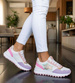 Pastelowe buty sportowe sneakersy /C7-3 17442  W299/